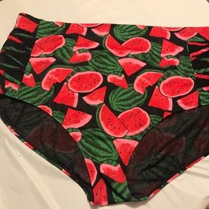 Torrid watermelon print bikini bottoms